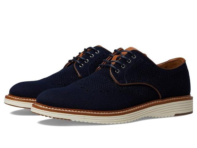 Johnston & Murphy Mens Upton Knit Wingtip Dress Shoes Product Image