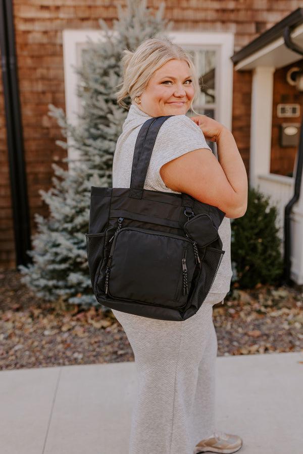 Tomorrow Is A New Day Tote In Black Product Image