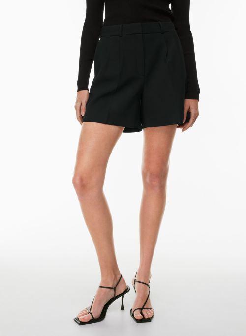 pleated mid-thigh short Product Image