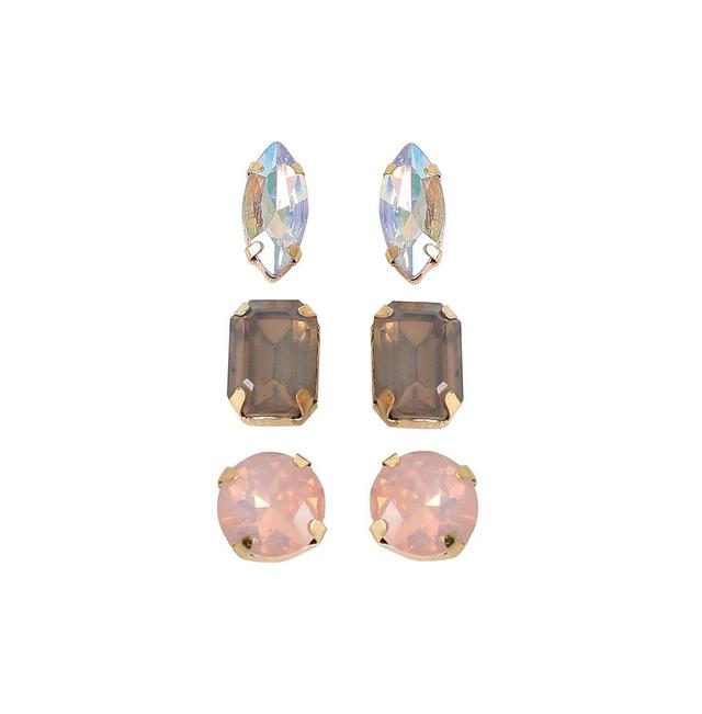 Sohi Womens Minimal Stud Earrings Product Image