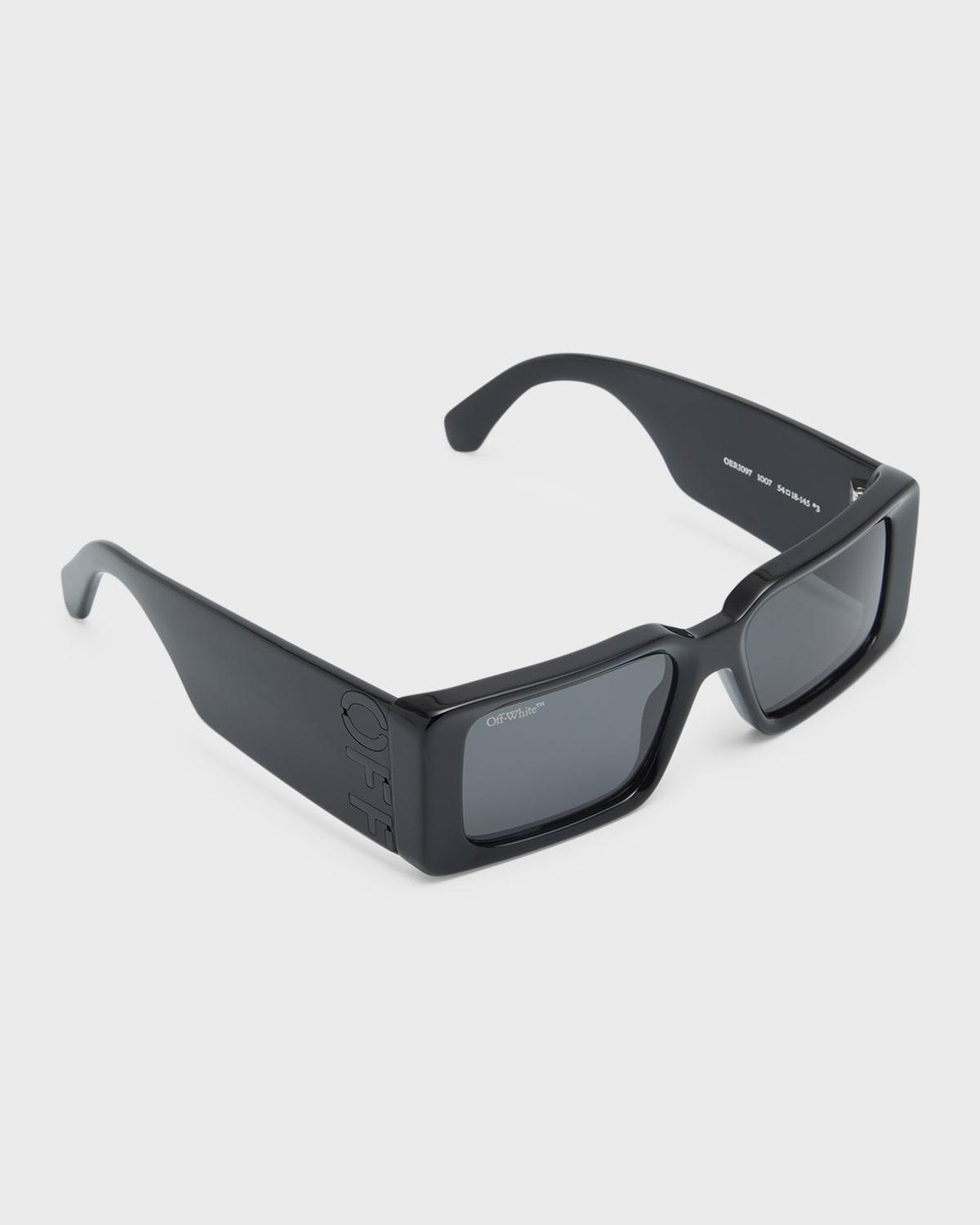 Mens Milano Acetate Rectangle Sunglasses Product Image