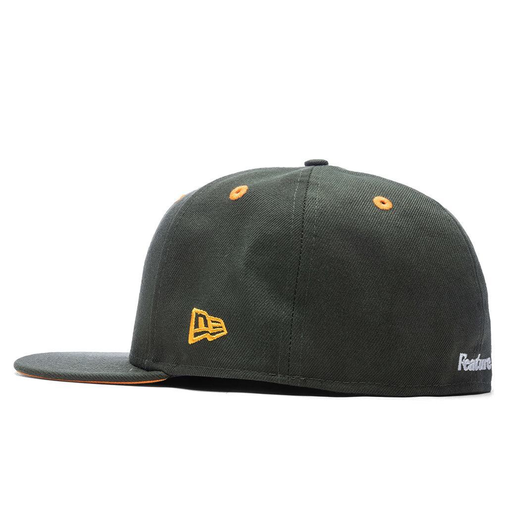 New Era x Feature 59FIFTY Collegiate F - Green/Orange Male Product Image