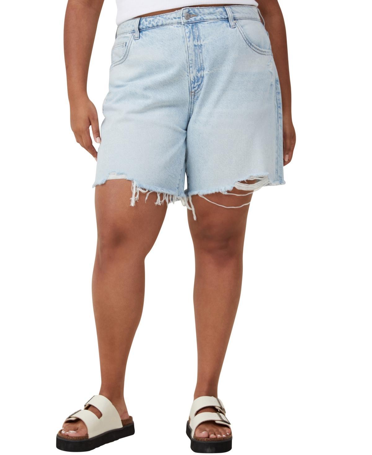 Cotton On Womens Relaxed Denim Shorts Product Image