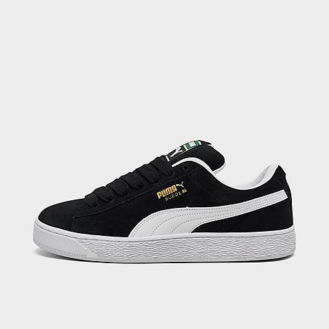 Mens PUMA Suede XL Athletic Shoe - Black / White Product Image