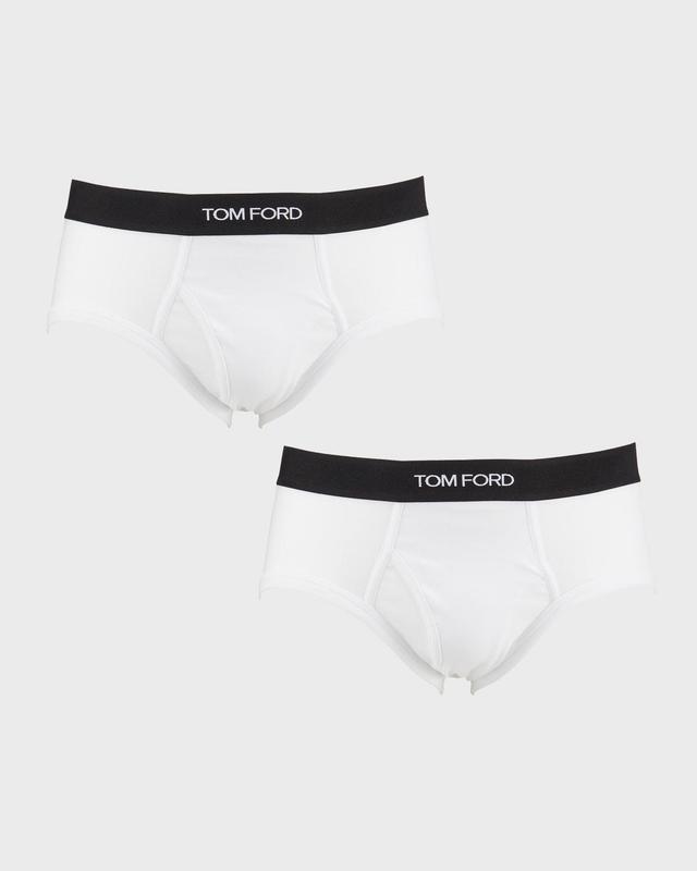 Mens 2-Pack Stretch-Cotton Logo Briefs Product Image