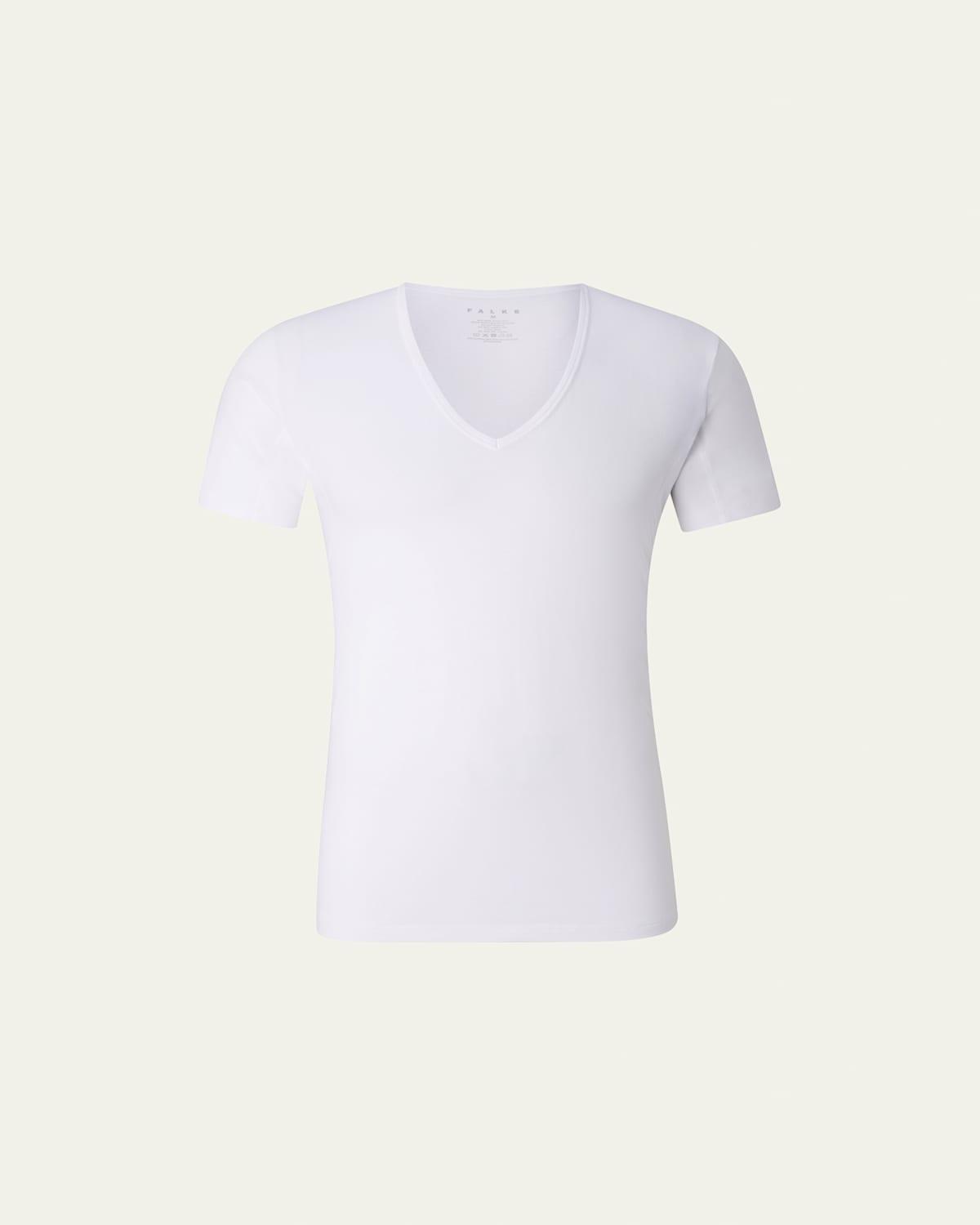 Mens Cotton-Stretch V-Neck T-Shirt Product Image