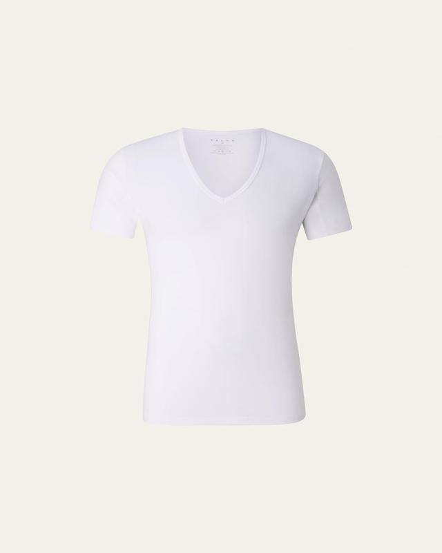 Mens Cotton-Stretch V-Neck T-Shirt Product Image