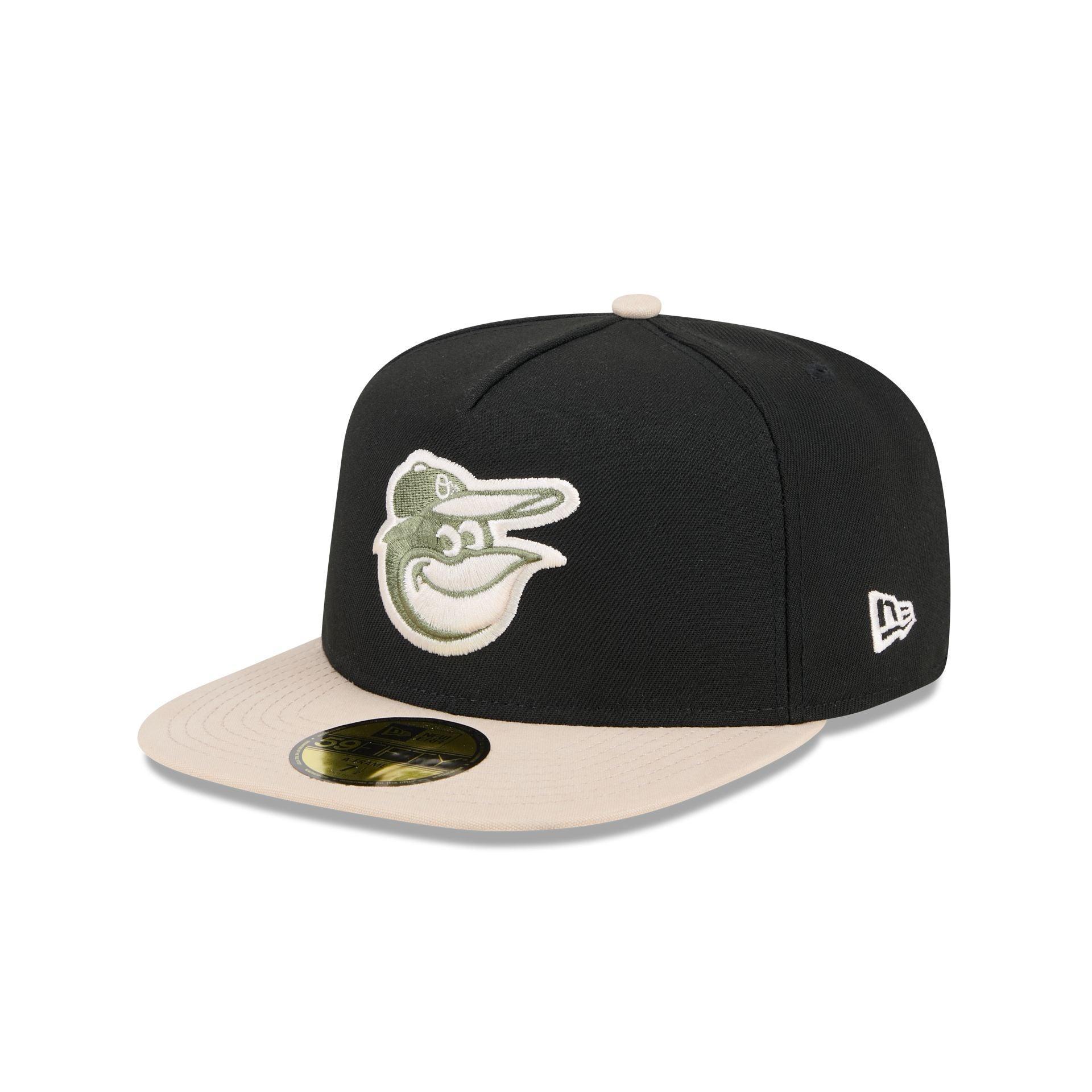 Baltimore Orioles Canvas 59FIFTY A-Frame Fitted Hat Male Product Image