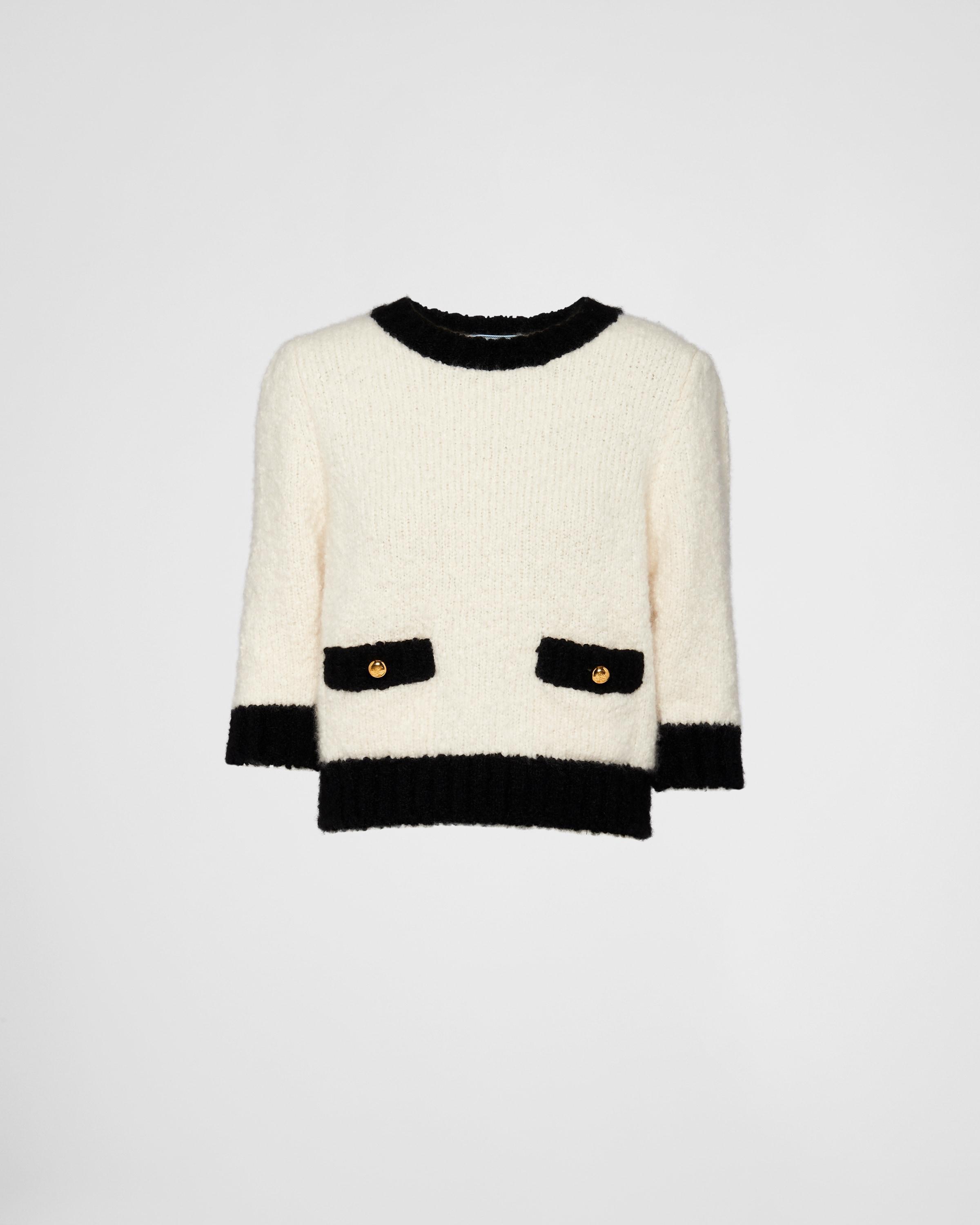 Cashmere and silk crew-neck sweater product image