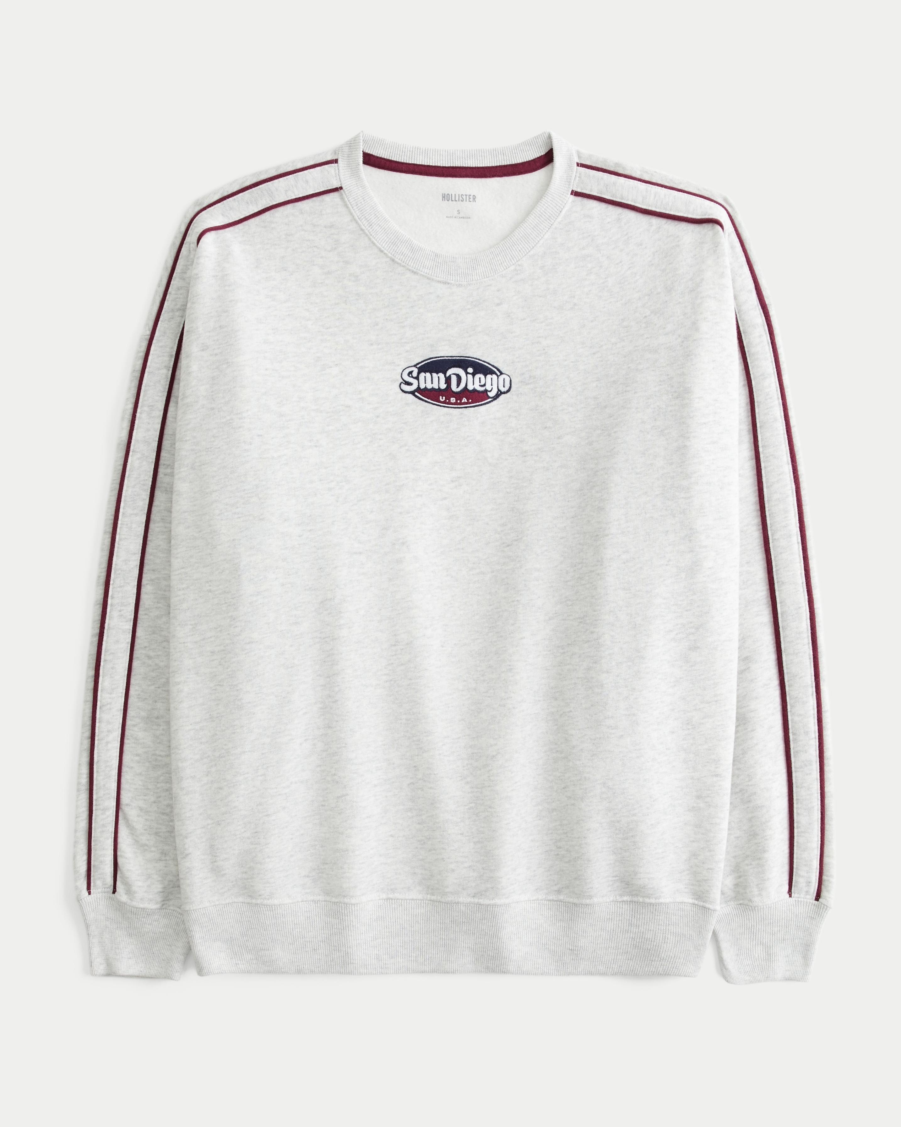 Oversized San Diego Graphic Crew Sweatshirt Product Image