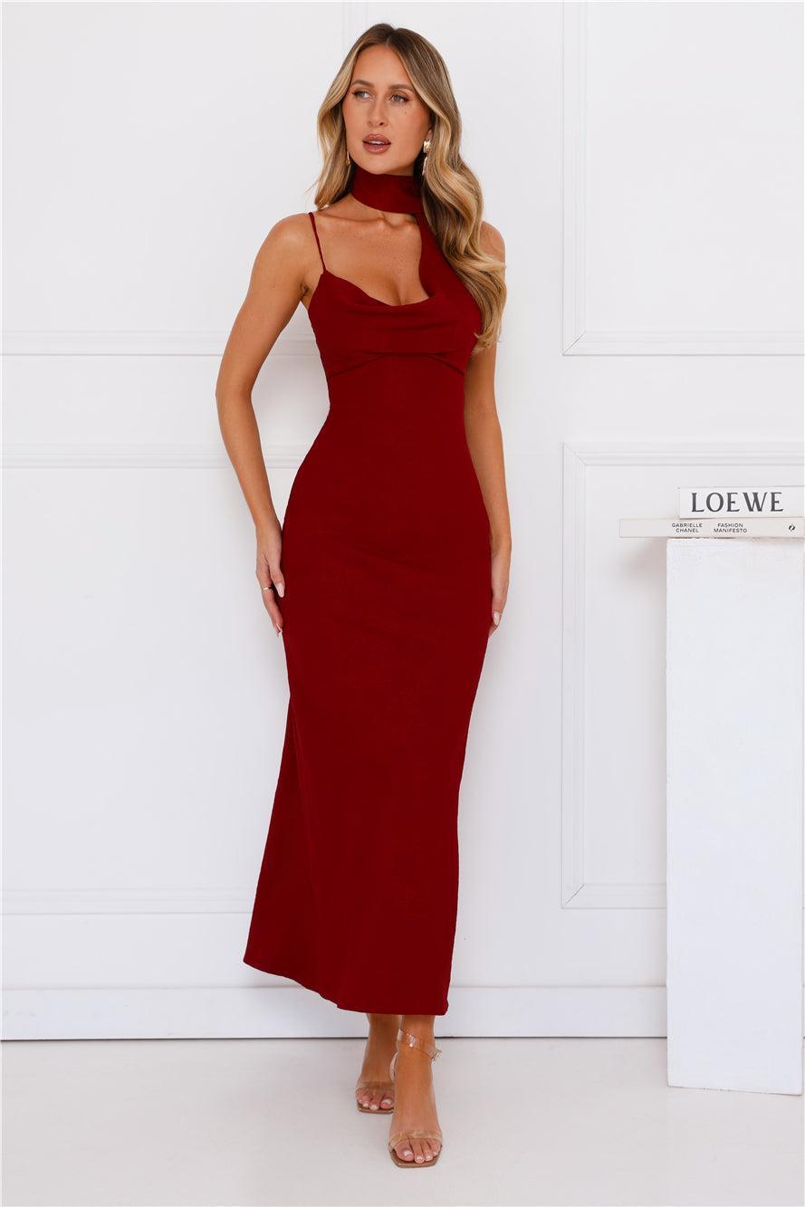 Stylish Chic Maxi Dress Wine product image