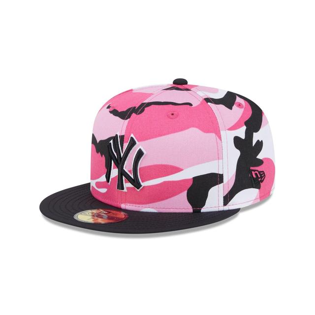 Just Caps Color Camo New York Yankees 59FIFTY Fitted Hat Male Product Image