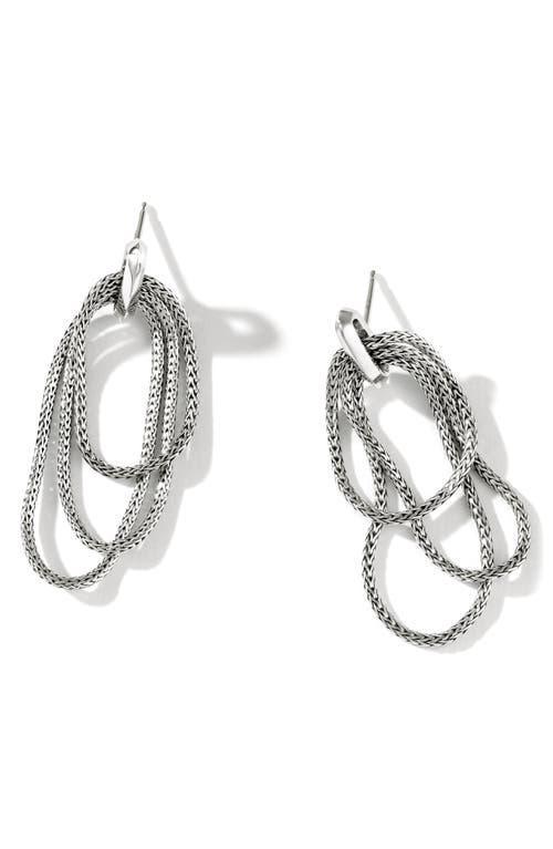 John Hardy Silver Classic Chain Drop Earrings Product Image