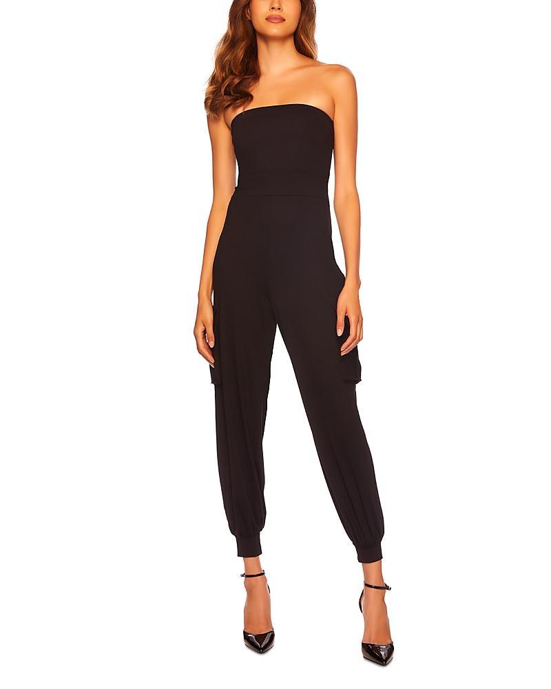 Susana Monaco Strapless Tube Cargo Jumpsuit Product Image