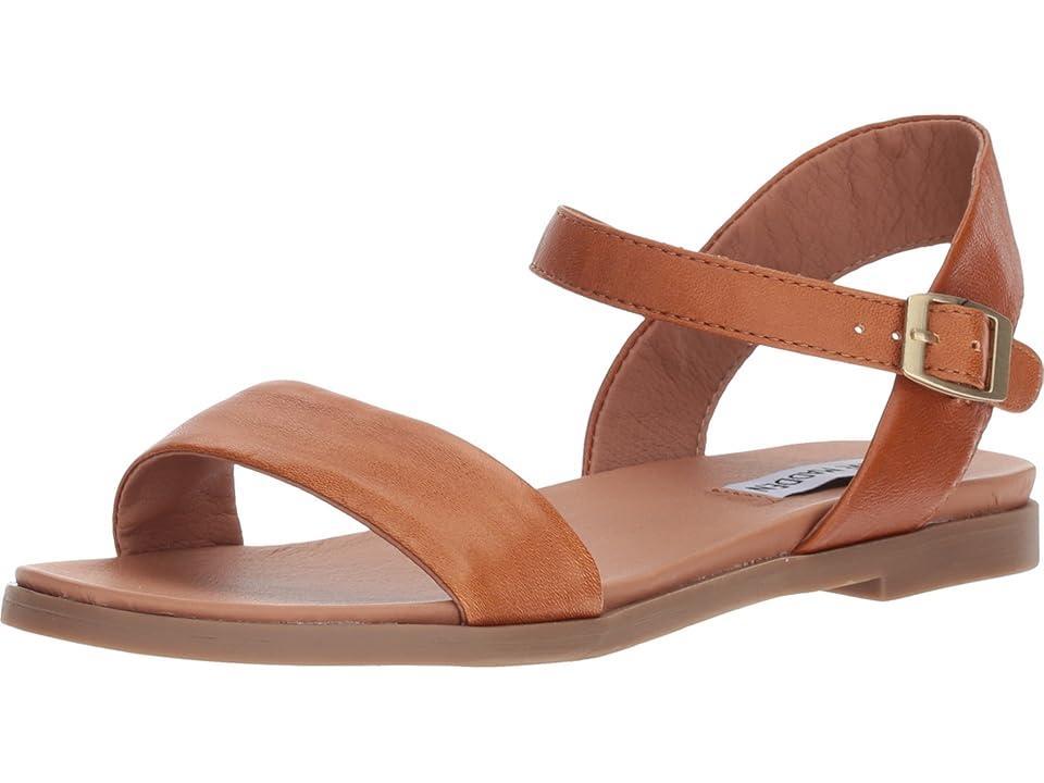 Steve Madden Dina Flat Sandals Leather) Women's Sandals Product Image