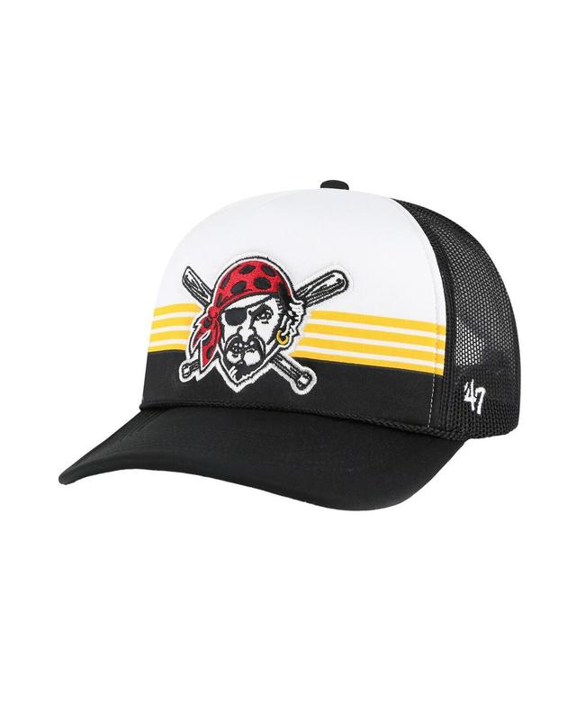 Mens 47 Pittsburgh Pirates Lift Off Foam Front Mesh Trucker Adjustable Hat Product Image