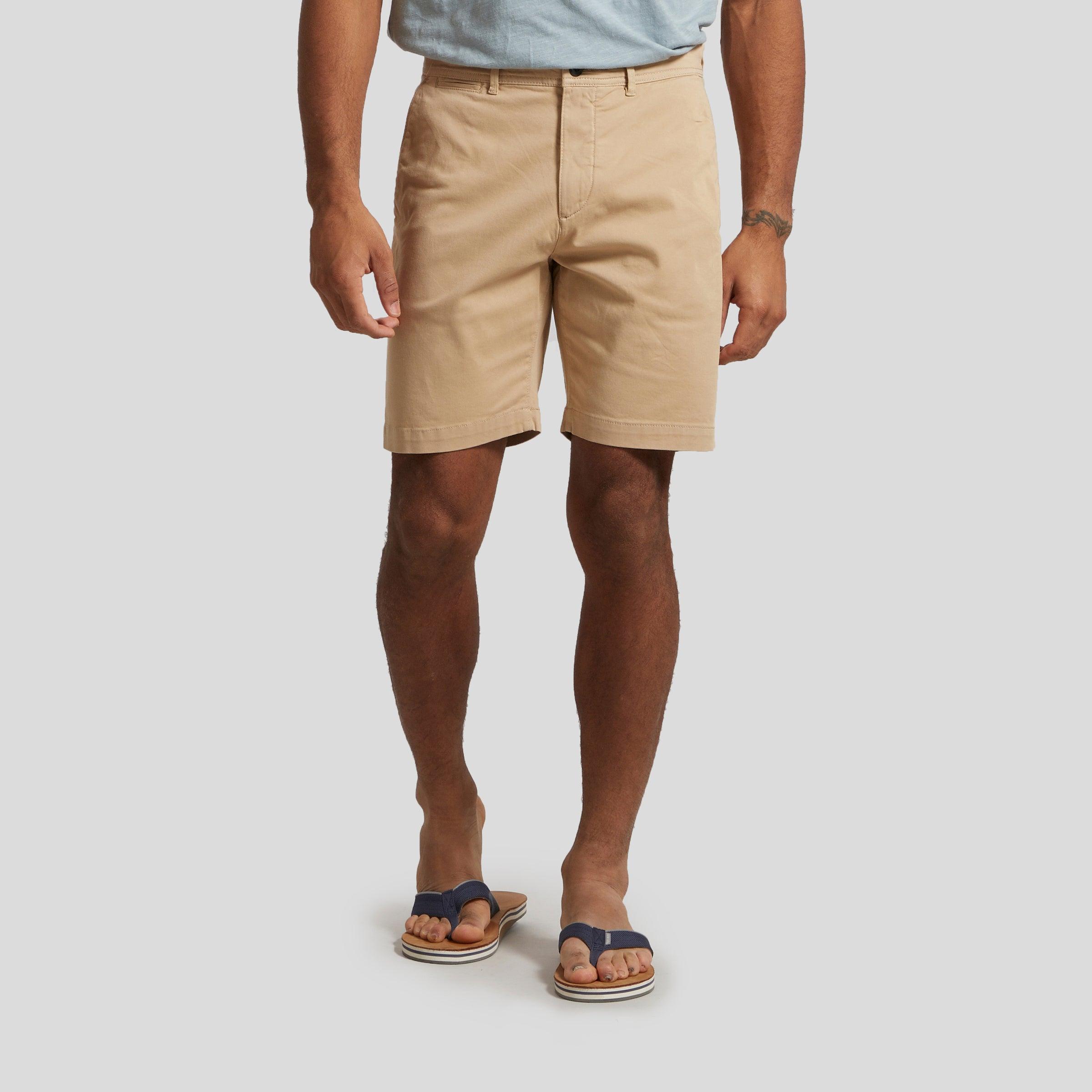 Precision Stretch Chino Shorts (8" inseam) - Khaki Product Image