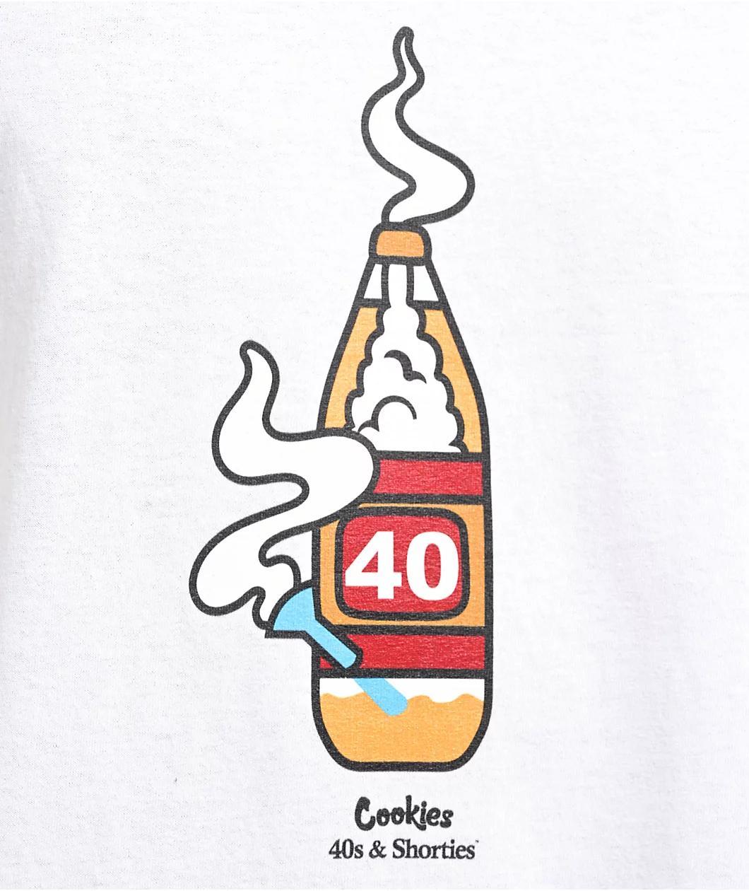 40s & Shorties x Cookies Bong White T-Shirt Product Image