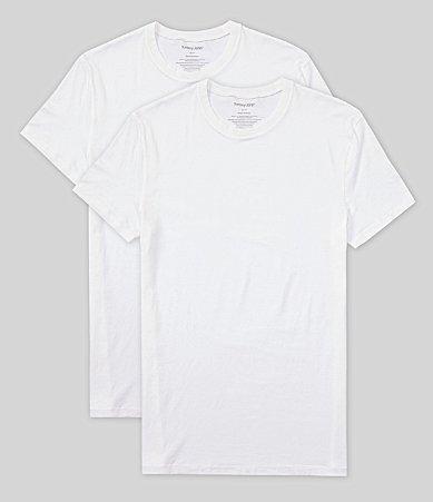 Tommy John Modern Fit Crew Neck 2 Pack White) Men's Pajama Product Image