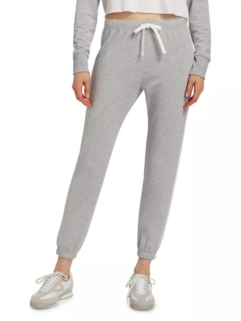 Sonia Fleece Stripe Jogger Sweatpants Product Image