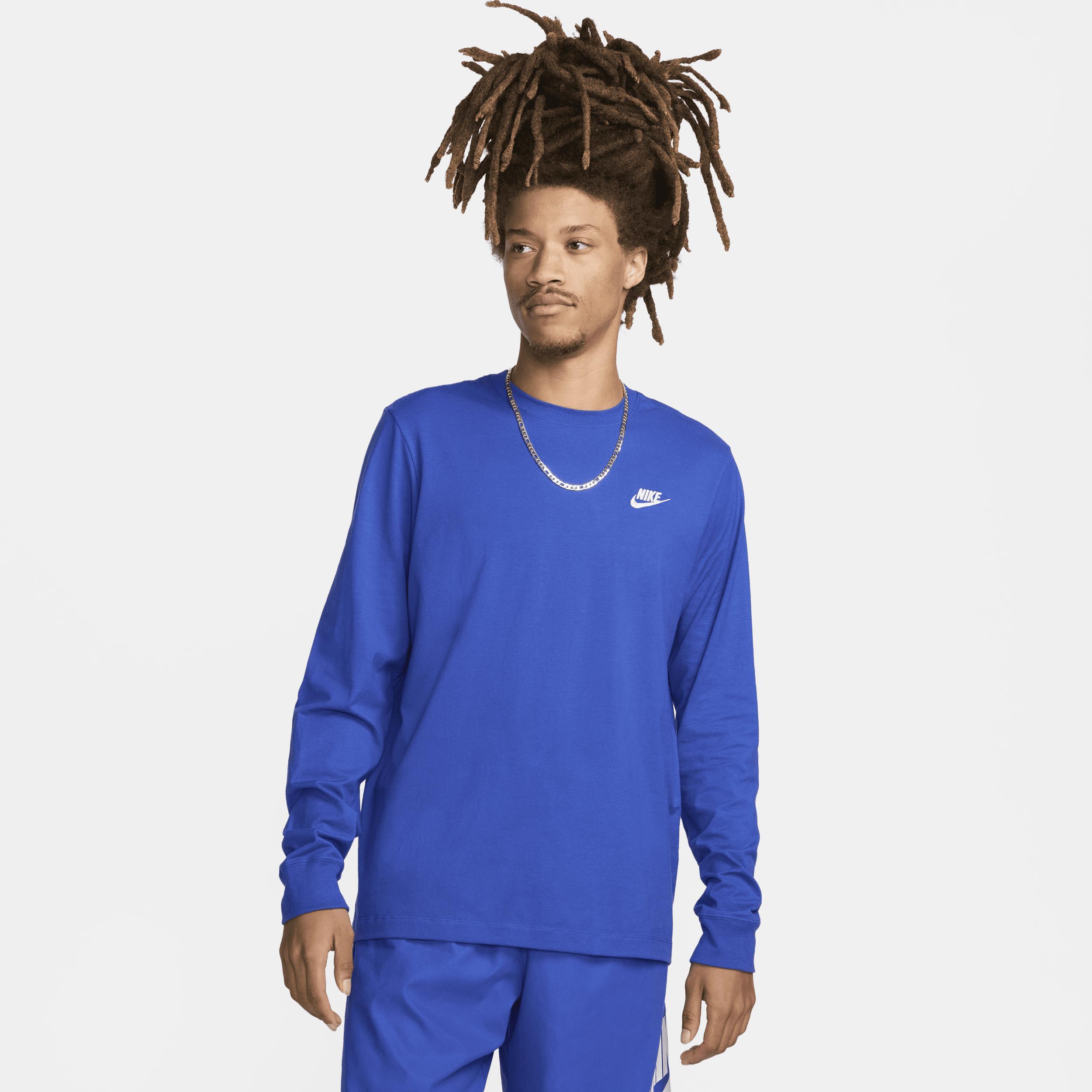 Men's Nike Sportswear Club Long-Sleeve T-Shirt Product Image