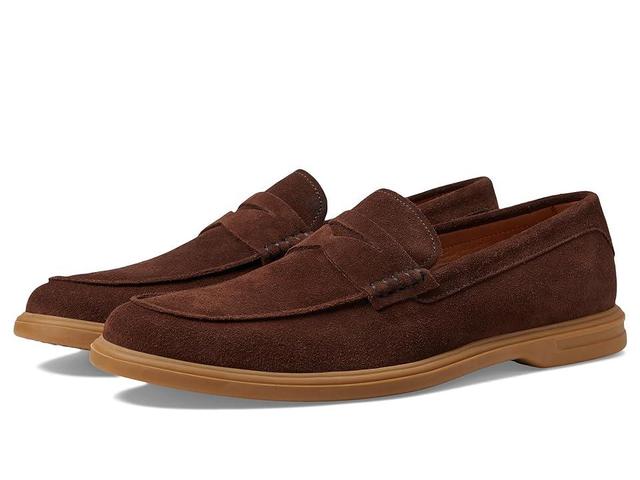 Peter Millar Excursionist Penny Loafers (Chocolate) Men's Shoes Product Image