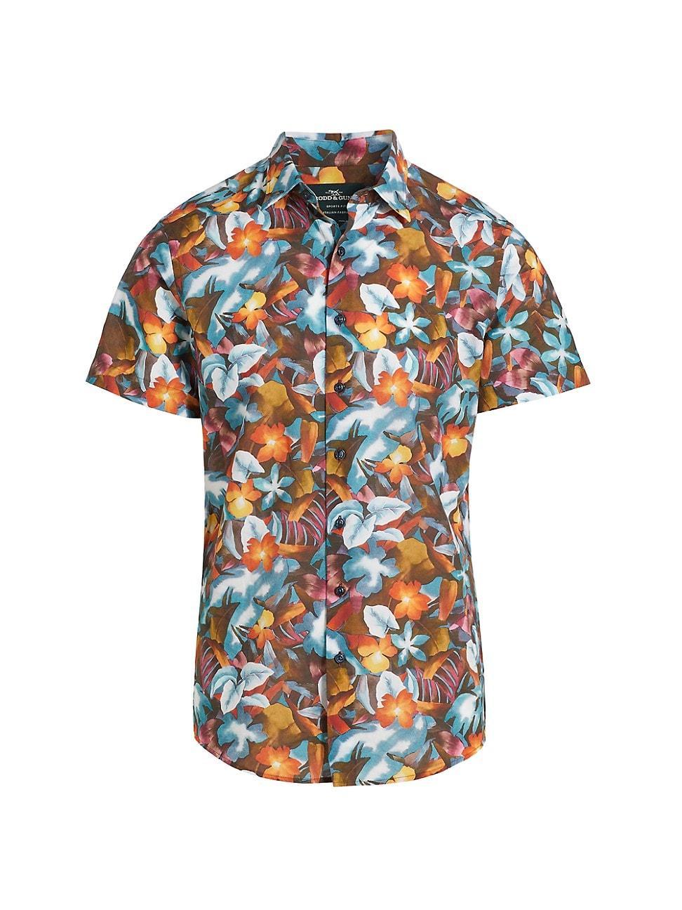 Mens Port Hutt Floral Cotton Shirt Product Image