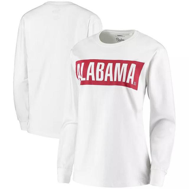 Womens Pressbox Alabama Crimson Tide Big Block out Long Sleeve T-Shirt Product Image