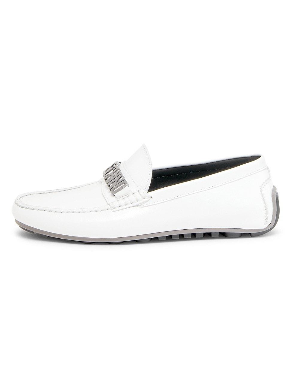 Mens Logo Leather Loafers Product Image