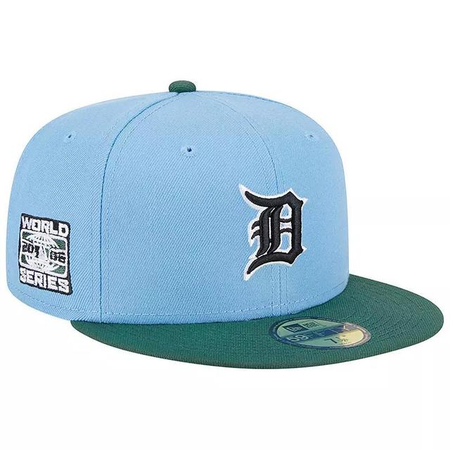 Mens New Era Sky Blue/Cilantro Detroit Tigers 2006 World Series 59FIFTY Fitted Hat Product Image