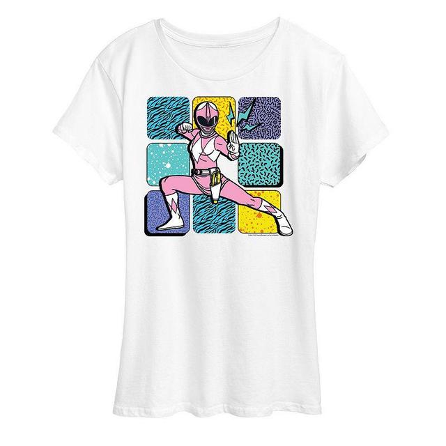 Womens Power Rangers Pink Graphic Tee Product Image