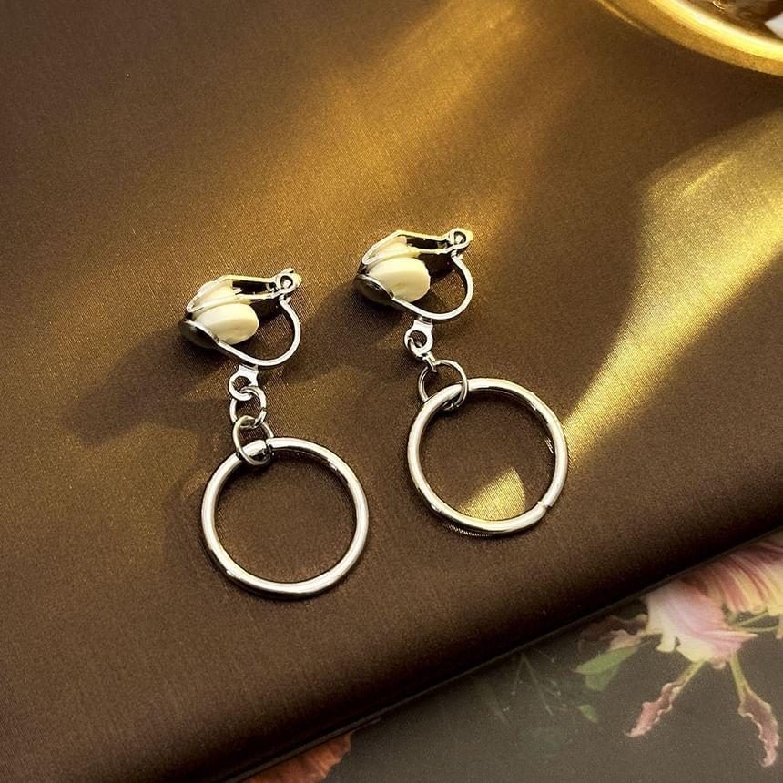 Hoop / Heart Alloy Drop Earring Product Image