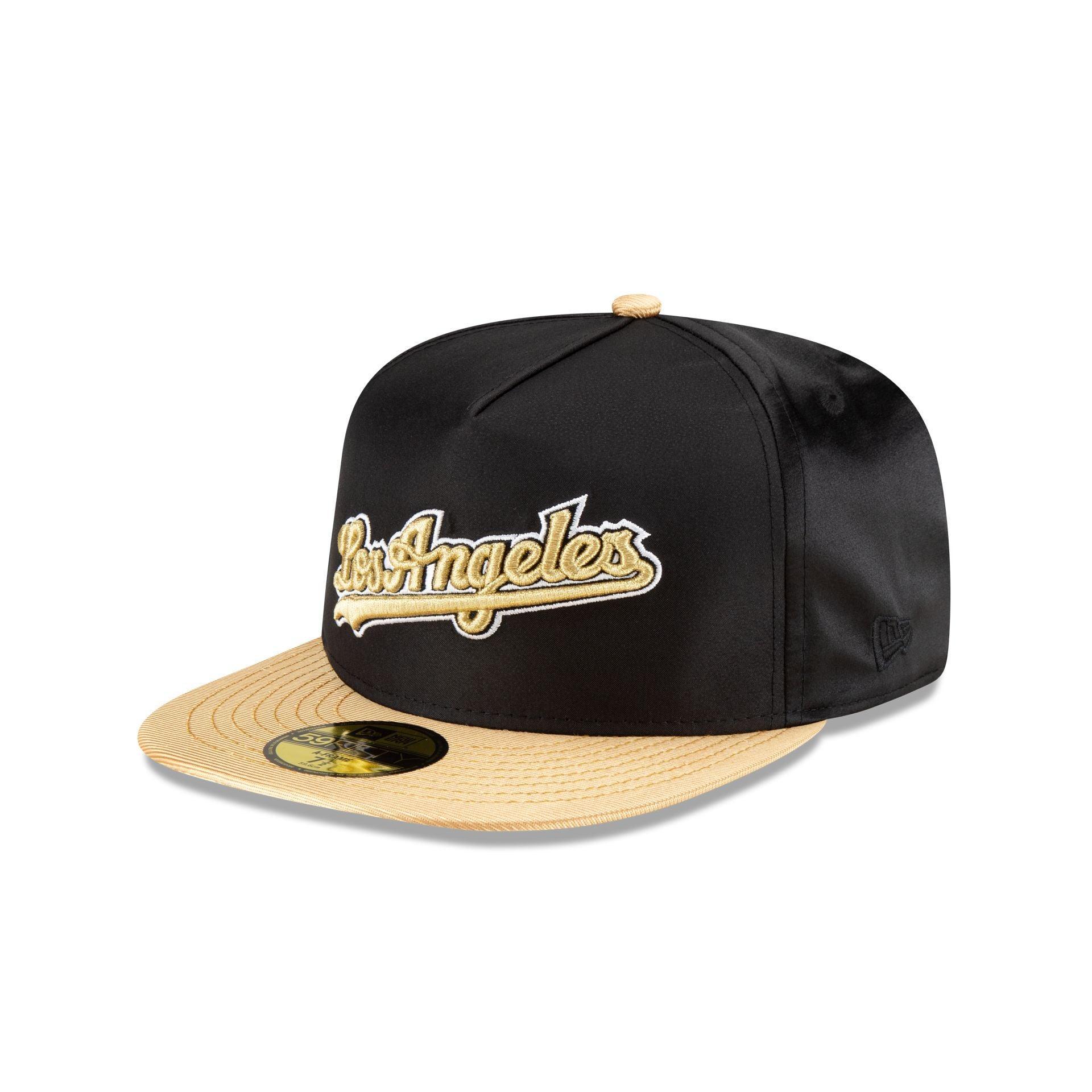 Los Angeles Dodgers Metallic Gold 59FIFTY A-Frame Fitted Hat Male Product Image