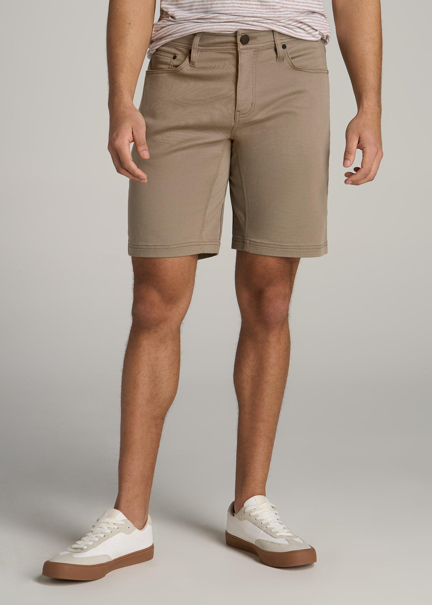 Everyday Comfort 5 Pocket Short for Tall Men in Dark Sand Product Image