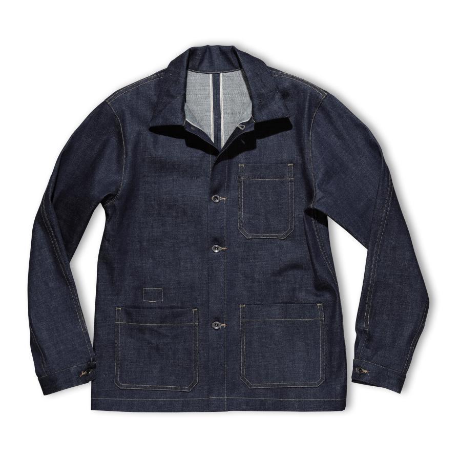 Patch Pocket Chore Coat | OG Selvage Denim Product Image