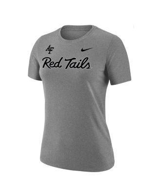 Womens Nike Heather Gray Air Force Falcons Red Tails T-Shirt Product Image