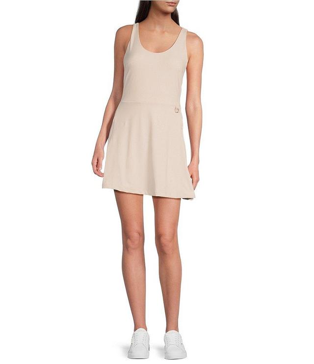 TILLEY Knit Scoop Neck Sleeveless Tank Skort Dress Product Image