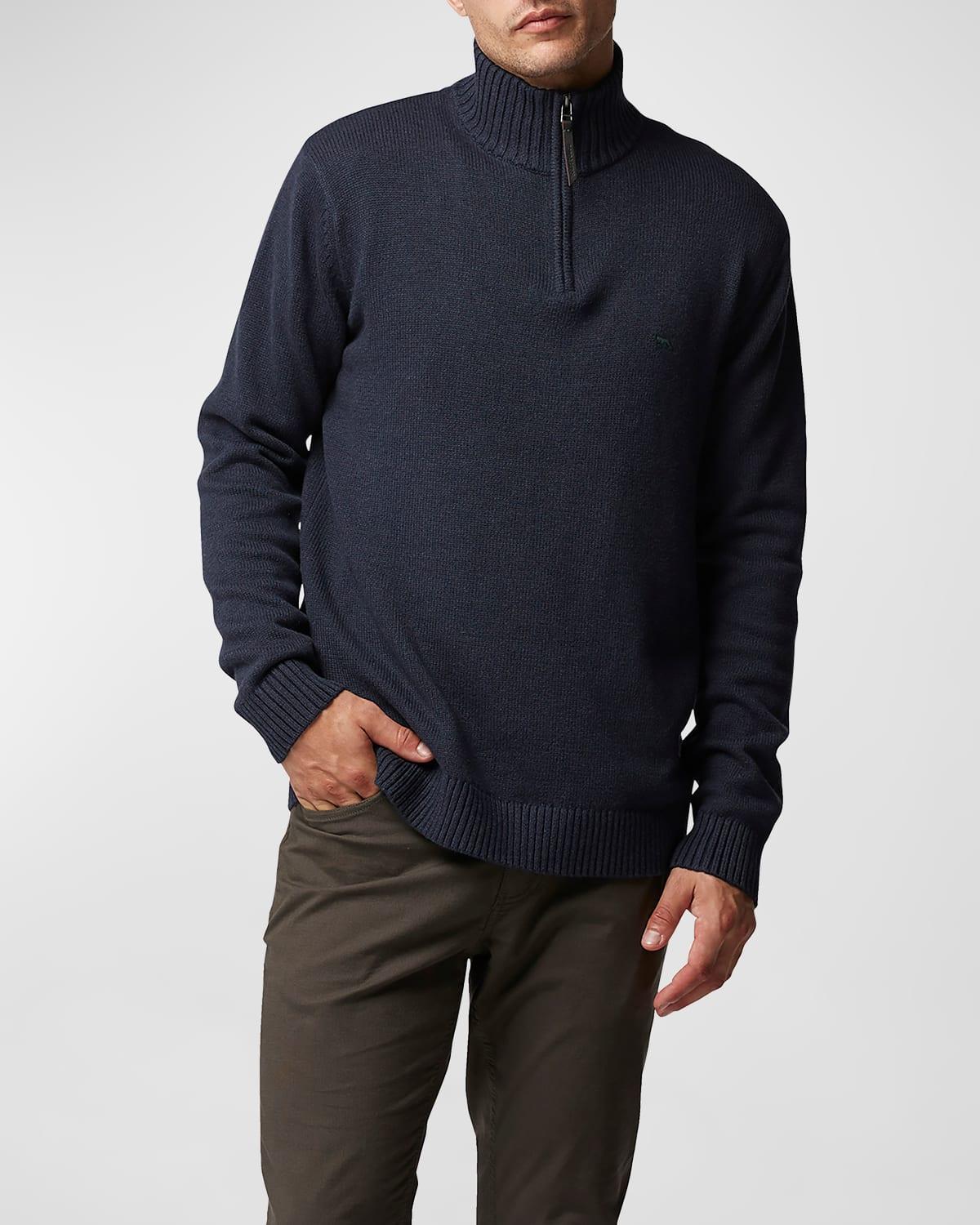 Mens Merrick Bay Quarter-Zip Sweater Product Image