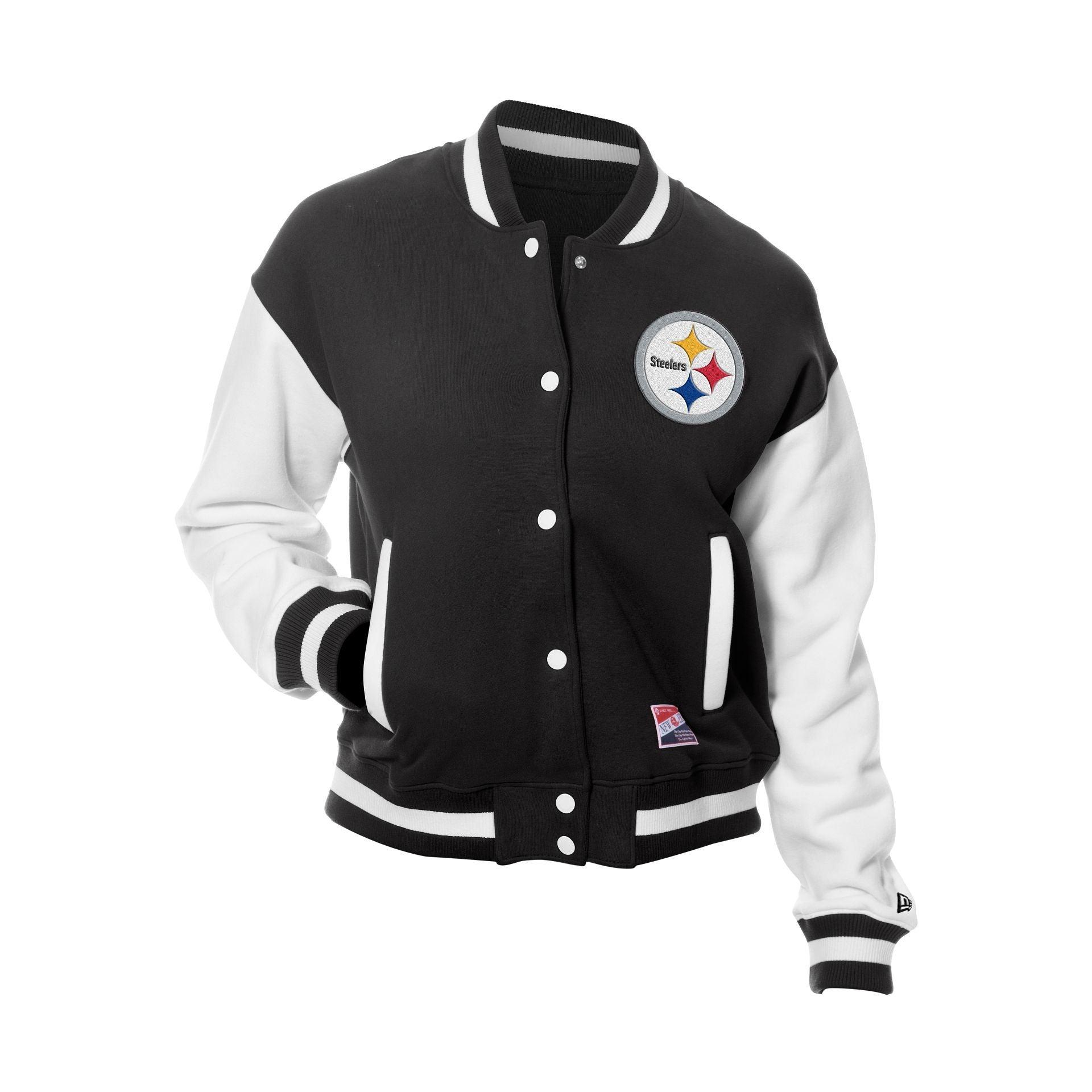 Pittsburgh Steelers Throwback Fleece Women's Jacket Female Product Image