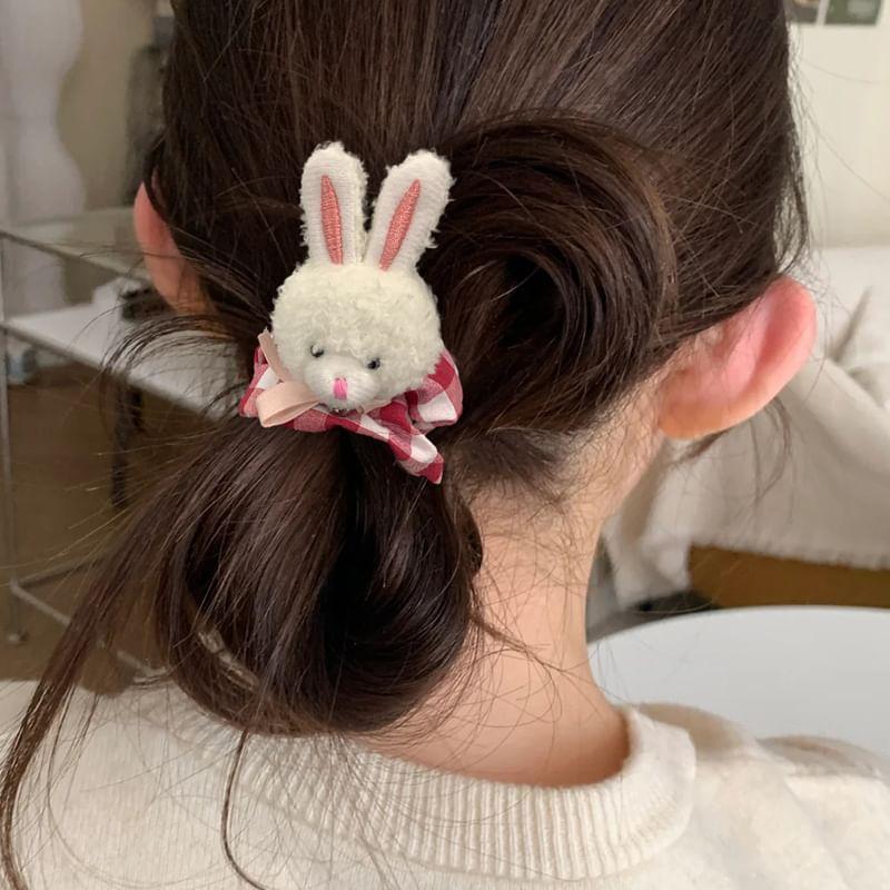 Animal Rabbit Chenille Hair Tie / Set Product Image