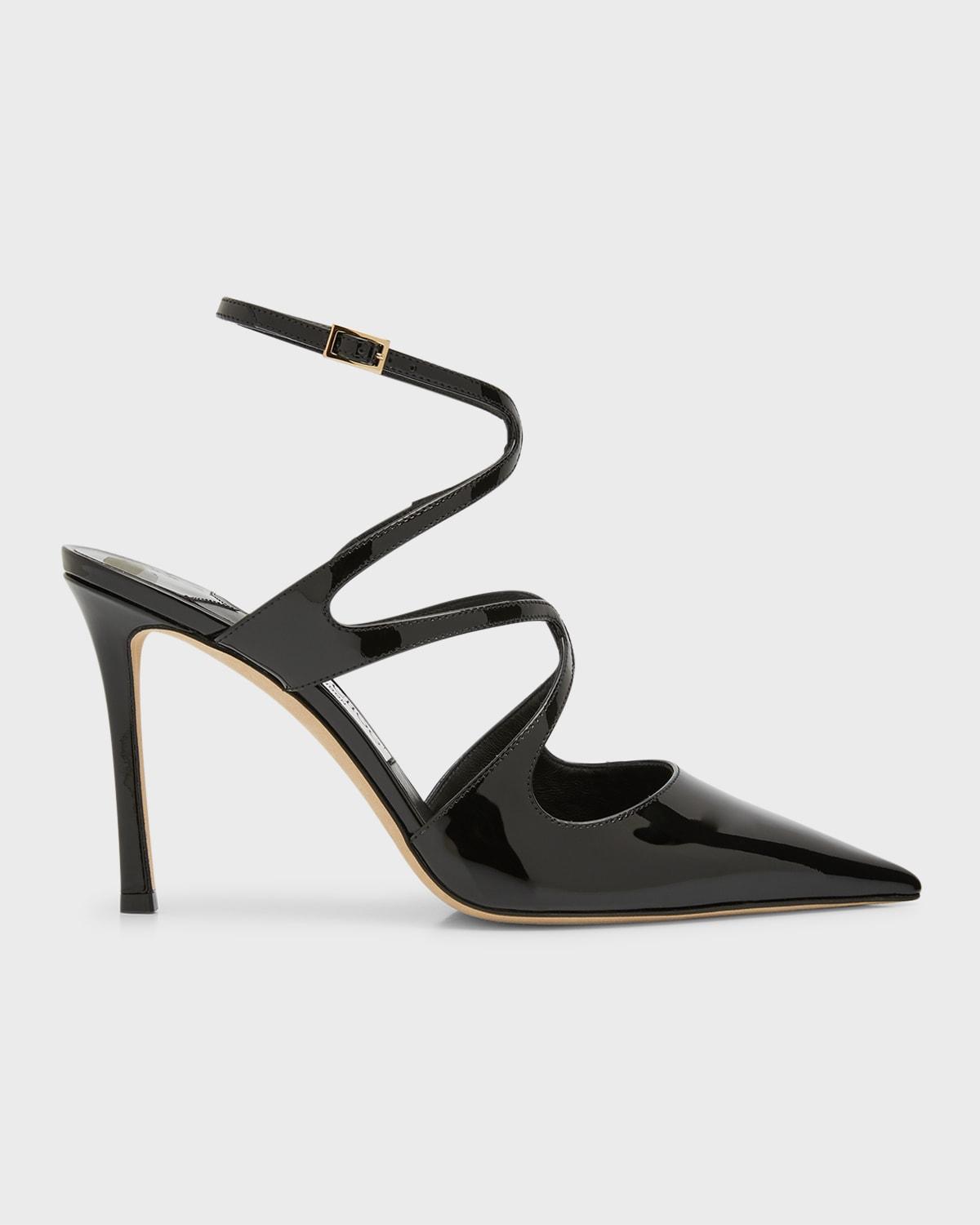 Jimmy Choo Womens Azia 95 Strappy Slingback High Heel Pumps Product Image