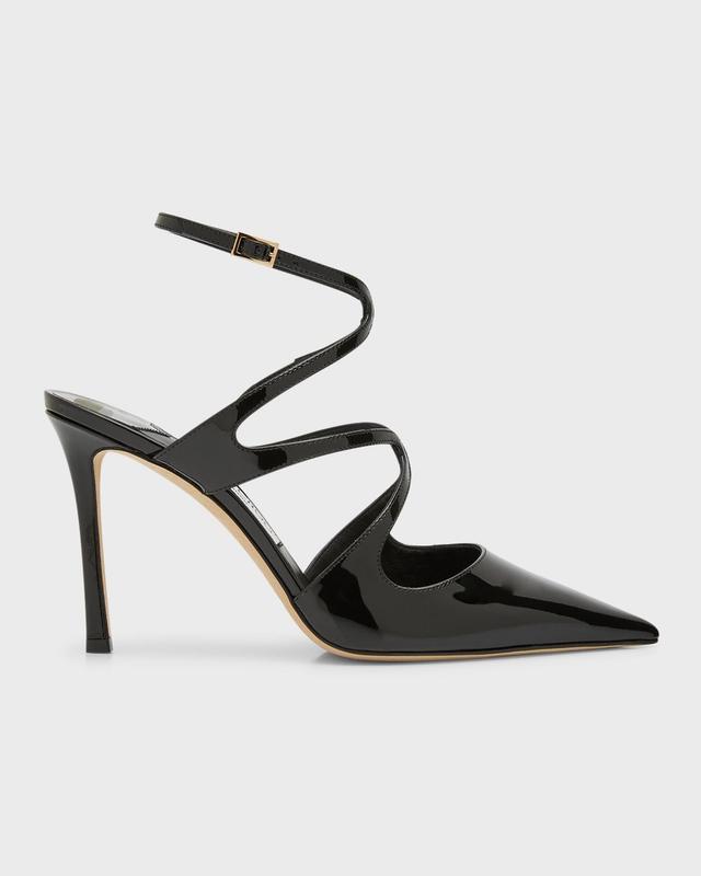 Jimmy Choo Womens Azia 95 Strappy Slingback High Heel Pumps Product Image