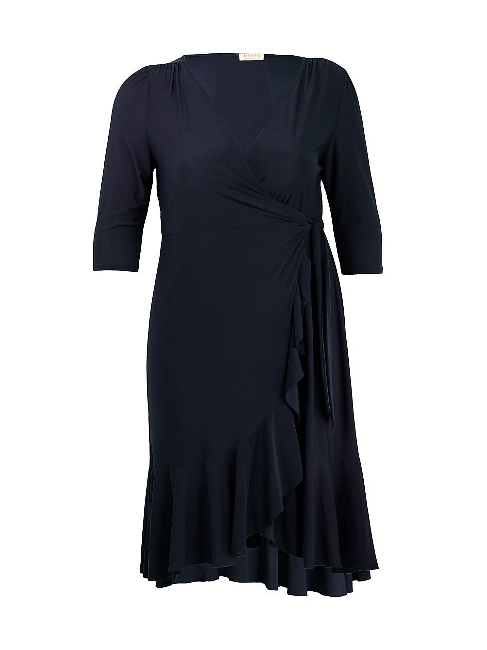 Kiyonna Whimsy Wrap Dress Product Image