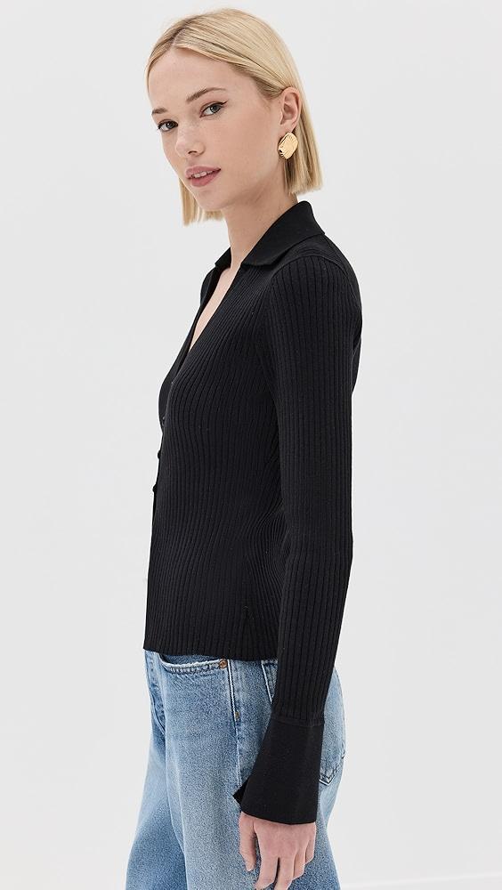 Reformation Valentina Ribbed Cardigan | Shopbop Product Image