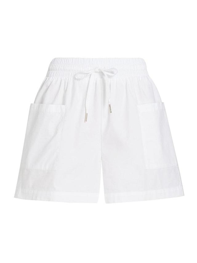 Womens Cotton Drawstring Shorts Product Image