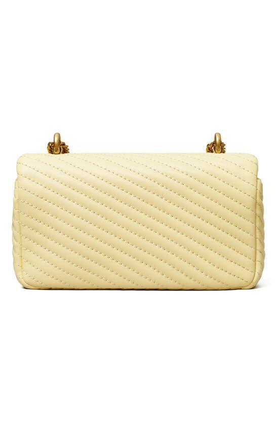 Mini Kira Quilted Shoulder Bag In Yellow Product Image