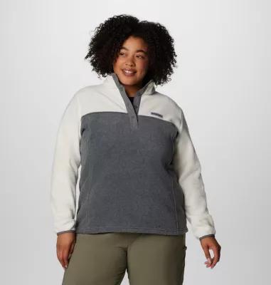 Columbia Women's Benton Springs Half Snap Pullover Fleece II - Plus Size- Product Image