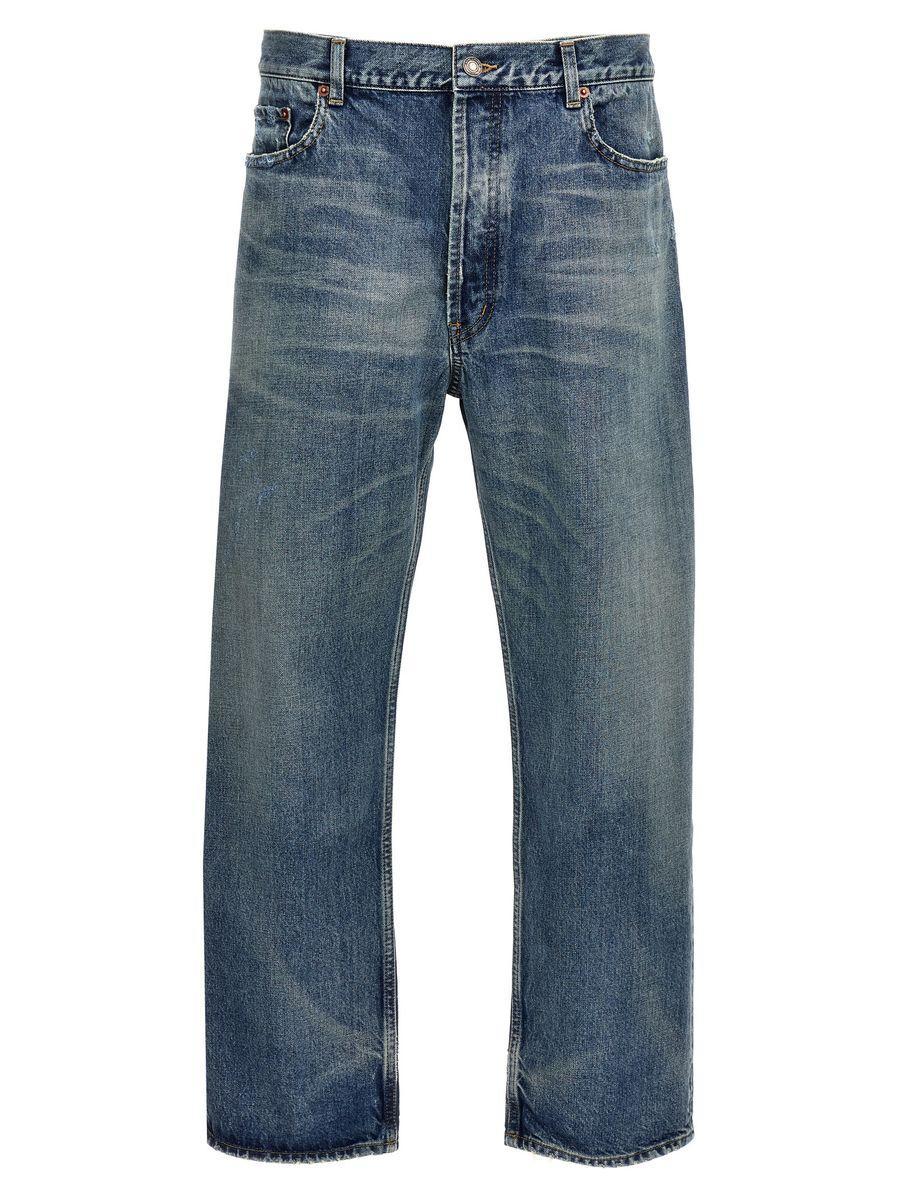 SAINT LAURENT Mick Jeans In Blue Product Image