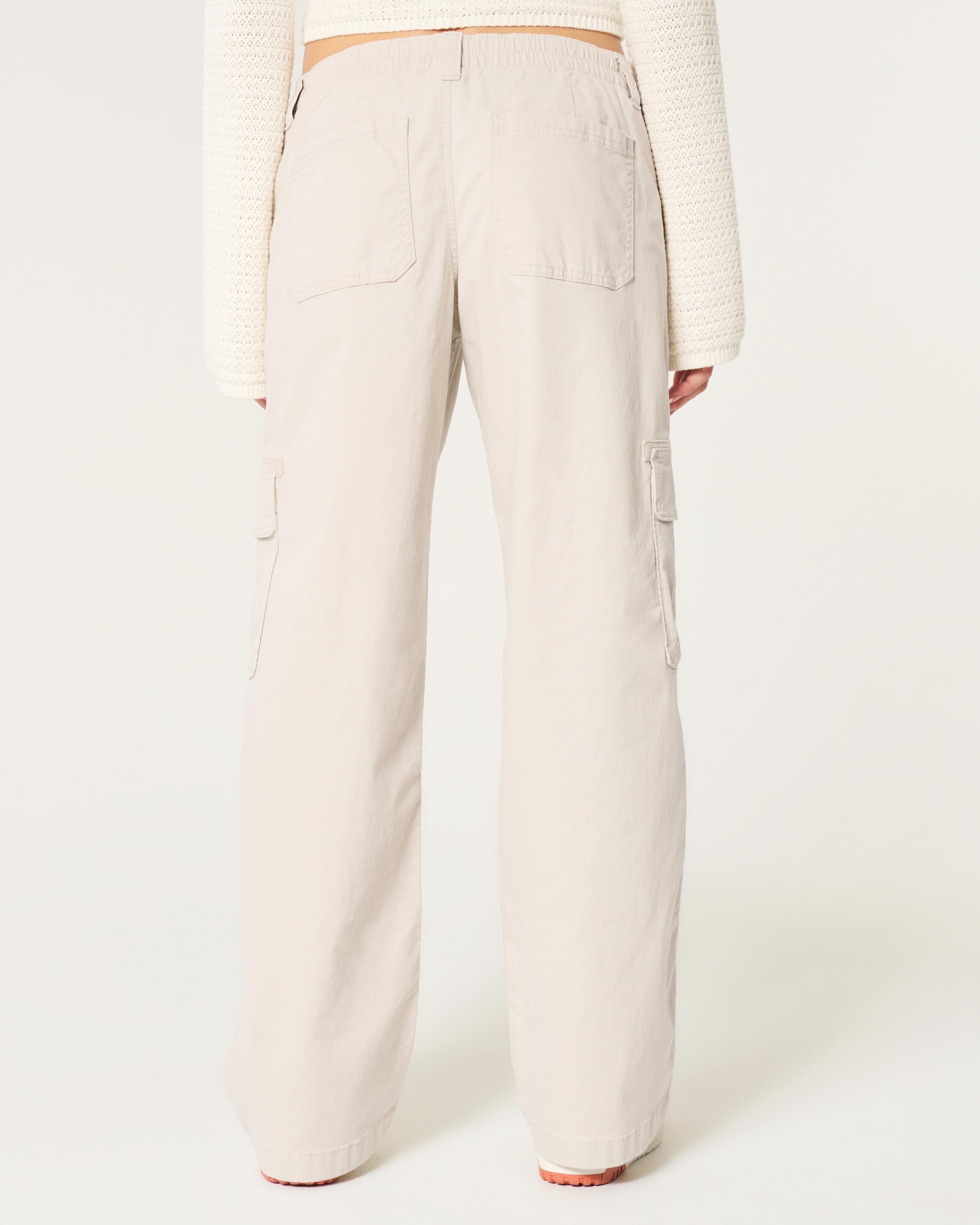 Low-Rise Baggy Cargo Pants Product Image