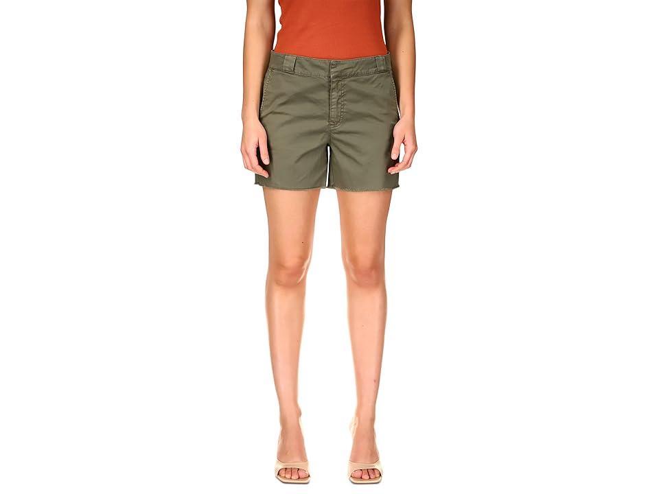 Sanctuary Daybreak Stretch Twill Shorts with Frayed Hem (Hiker ) Women's Clothing Product Image